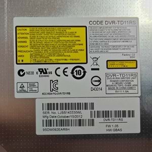 2. EL - Orjinal Asus K55V K55VD K55VJ K55VM K55VS Notebook Optik Okuyucu DVD-RW