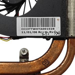 2.EL - Orjinal Casper Nirvana TWH Notebook Bakır Soğutucu Cpu Fan