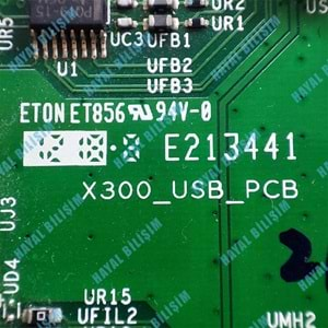 2.EL - Orjinal Casper CBL CGE X300 Exper L4B-01 Notebook Usb Vga Kart - X300_USB_PCB