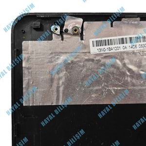 2.EL - Orjinal Casper Nirvana C300 C500 C700 C710 Gümüş Notebook Ekran Arka Kapak Lcd Cover