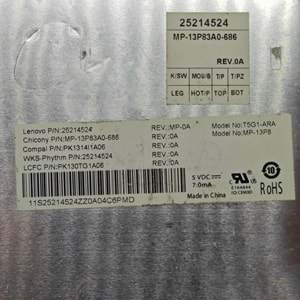 2.EL - Orjinal Lenovo İdeapad Arapça G40-70 G40-80 Z40-70 Z40-75 300-14IBR B40-70 B40-80 300-14ISK Notebook Notebook Klavyesi
