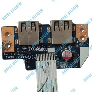 ** 2.EL - Orjinal Acer Aspire E5-511 E5-521 E5-531 E5-551 E5-571 V3 572 Z5WAH Notebook Usb Kart - LS-B162P