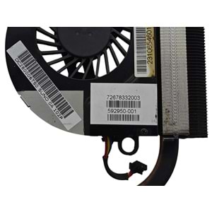 2.EL - Orjinal Hp Elitebook 8440P 8440W Notebook Cpu Fan Bakır Soğutucu