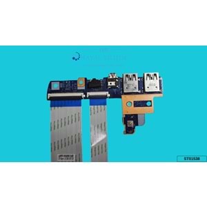 2.EL - Orjinal Hp Envy 17-R100NT 17-N100NT Notebook Usb Audio (Ses) Jack Port Board Kart
