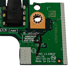 2.EL - Orjinal Acer Aspire A515-51 A515-51G A315-53 Notebook Usb Ses Kart