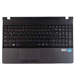2.EL - Orjinal Samsung NP300E5A NP300E5C NP305E5A NP3530EC Füme Notebook Klavyeli Üst Kasa