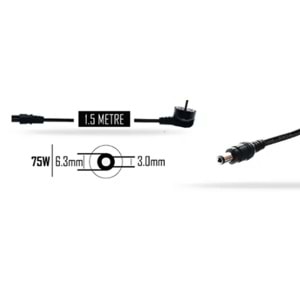 ADP047- MUADİL Toshiba Tecra 75W 15V 5A 6.3*3.0mm Adaptör Şarj Aleti-Cihazı