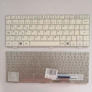 HYLAS104KLV - Asus Eee Pc Eeepc 700 701 701SD 900 901 900hd 900A 2G 4G 8G Beyaz Türkçe Notebook Klavye - MP-07C63TQ-5281