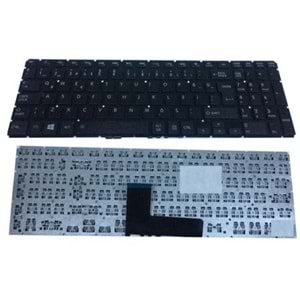 HYLTS109KLV -Toshiba Satellite Siyah L50-B L50-C S50-B L50d-B L50t-B L50dt-B L55(D)-B S55-B S55t-B S55d-B L50-B L50T-B S50-B S50T-B L55-B L55D-B L55T-B Siyah Türkçe Notebook Klavye - MP-13R8 MP-13R86P0-9201