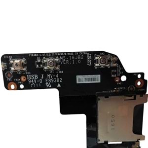 2.EL - Orjnal Msı GE72 GE62 GE72VR GP62 GL62 GE62VR MS-16JB2 Notebook Açma Kapama Power Tetik Usb Kart