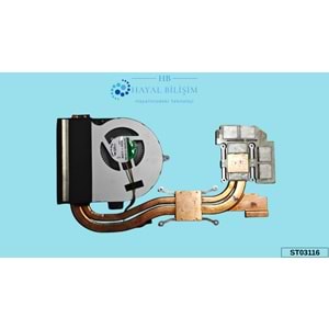 2.EL - Orjinal Asus N552 N552V N552VX 552VW Notebook Bakır Soğutucu Cpu Fan