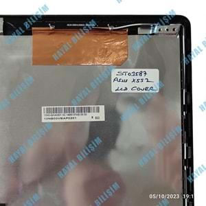 2.EL - Orjinal Asus X552 X552E X552M Notebook Ekran Arka Kasası Lcd Cover - 13N0-QKA0201