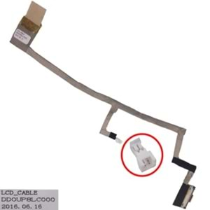 + HYL- Hp Pavilion V.1 ( Led Ekran tipi ) DV6-1000 DV6-2000 DD0UP8LC006 Lcd Cable Lcd Data Flex Lvds Kablo