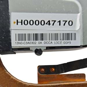 2.EL - Orjinal Toshiba Satellite P50-A L50-A Notebook Cpu Fan Bakır Soğutucu