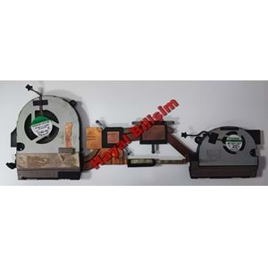 2.EL - Orjinal Acer V17 NİTRO VN7-791 VN7-791G Bakır Soğutucu Cpu Fan 460.02G0M.0003