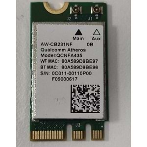 2.EL - Orijinal Asus TP200 TP200S TP200SA Wifi Ağ Kartı - AW-CB231NF QUALCOMM ATHEROS QCNFA435