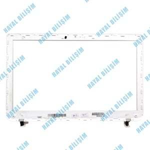 2.EL - Orjinal Toshiba Satellite Beyaz Renk L50-B L50T-B S50-B S50T-B L55-B L55D-B L55T-B Notebook Ekran Ön Çerçeve Lcd Bezel - A000291100