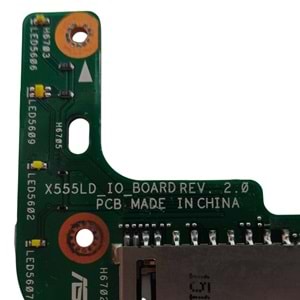 2.EL - Orjinal Asus X555 X555L X555LD Notebook Ses Jack SD Kart IO USB Port Kart