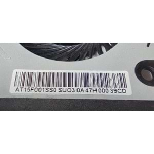 2.EL - Orjinal Toshiba Satellite C50-B C55-B C50D-B C55D-B Bakır Sğoutucu Cpu Fan - AT15F001SS0