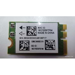 2.EL - Orijinal Toshiba Satellite C50-B C55T-B C55D-B5310 C55D-B Notebook Bluetooth Wifi Wireless LAN Kartı - G86C0005EG10