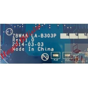 2.EL - Orjinal Toshiba Satellite C50-B C55-B C55D-B Çalışan Celeron N2830 İşlemcili ( SR1W4 ) Notebook Anakart - ZBWAA LA-B303P