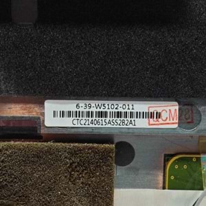 2.EL - Orjinal Grundig GNB 1150 GNB1150 B1 N2 W510TU Notebook Üst Kasa