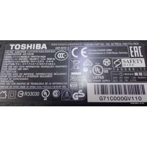 + 2.EL - Orjinal Toshıba 19V 2.37A 5.5mm X 2.5mm Standart Uç - PA3822U -1ACA PA5177U-1ACA Güç Adaptörü Şarj Cihazı