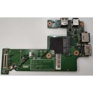 2.EL - Orjinal Dell N5010 DC Jack Power USB Ethernet Board Kart - 48.4HH02.011 dg15 io board