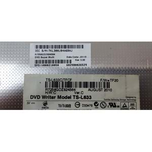 2.EL - Orjinal Toshiba Satellite L650 L655 L650D L655D Notebook Optik Okuyucu DVDRW - V000210050