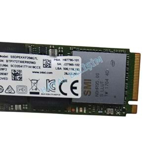 2.EL - Orjinal İntel SSDPEKKF256G7L 256 GB Gen 3 M2 NVMe Notebook Ssd Hard Disk