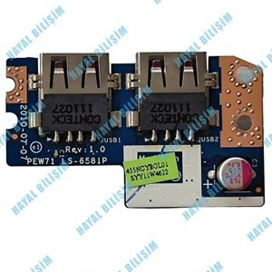 2.EL- Orjinal Acer Aspire 5742 5552 5736Z 5733 Notebook USB Kart Board - LS-6581P