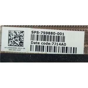 2.EL - Orjinal Hp Pavilion 15-G 15-R 15-H 250 G3 255 G3 Onboard Notebook Bakır Soğutucu - 759880-001 AT14D0040R0 H022 TPN-C113