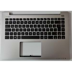 2.EL - Orjinal Asus Vivobook S400 S400C S400Ca S400E Notebook Klavyeli Üst Kasa Palmrest Case - 13NB0051AM0301