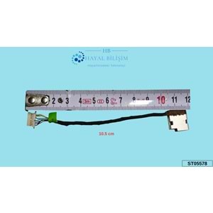 2.EL - Orjinal Hp 15-DA 15-DB 250 G7 255 G7 256 G7 15G-DR 15G-DX 15Q-DS Notebook Kablolu Dc Jack Şarj Soketi