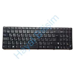 2.EL - Orjinal Asus K52 N53 N53DA N53J N53JF N53JG N53JI N53JL N53JN N53JQ N53SM N53SN N53SV N53TA N53TK G72 G72GX G73 G73JH N90 N90SC N90SV P52 P52F P52Jc P53 P53E P53SJ G51Jx G51V G51VX G51J G53 G53J G53JW G53SW G53SX G51 X55 TR Siyah Klavye