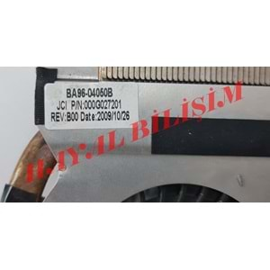 2.EL - Orjinal Samsung R520 R518 R620 R522 Notebook Bakır Soğutucu Cpu Fan - BA96-04060B