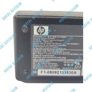 + 2.EL - Orjinal Hp Pavilion 18.5V 3.5A 4.8mmX1.7mm Sarı Uç Notebook Adaptör - 381090-001