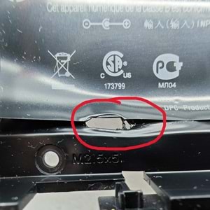 2.EL - Defolu Orjinal HP Pavilion G6-1000 Serisi Notebook Alt Kasa