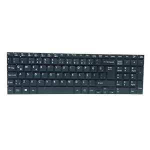 2.EL - Orjinal Sony Vaio Çerçevesiz Siyah SVF15 SVF-15 SVF152 SVF153 Fit 15A Serisi Notebook Klavye TuşTakımı Q-Türkçe
