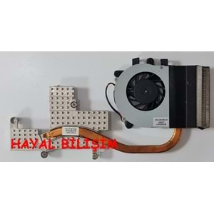 2.EL - Orjinal Exper I58II1 Notebook Cpu Fan Bakır Soğutucu - 28G200380-00 40GI38110-00