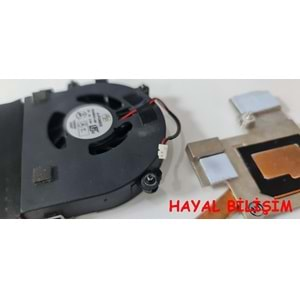 2.EL - Orjinal Exper I58II1 Notebook Cpu Fan Bakır Soğutucu - 28G200380-00 40GI38110-00