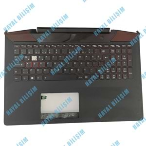 2.EL - Orijinal Lenovo ideapad Y700-15ISK 80NV Notebook Üst Kasa - AM0ZF000B00 AP0ZF000310