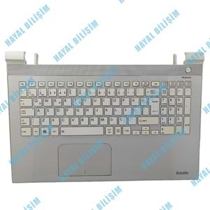 2.EL - Orjinal Toshiba Satellite Beyaz L50-C L55-C C50-C C50D-C C55-C C55D-C Notebook Klavyeli Kasa Üst Kasa-FBBLQ044010