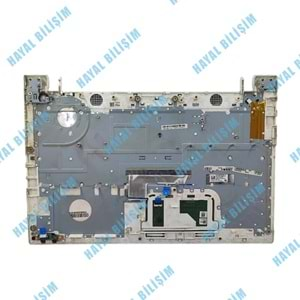 2.EL - Orjinal Toshiba Satellite Beyaz L50-C L55-C C50-C C50D-C C55-C C55D-C Notebook Klavyeli Kasa Üst Kasa-FBBLQ044010