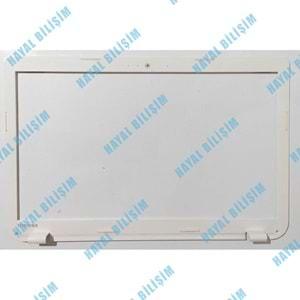 2.EL - Orjinal Toshiba Satellite L50-A L55-A Notebook Beyaz Ekran Ön Çerçeve Lcd Bezel - H000056170