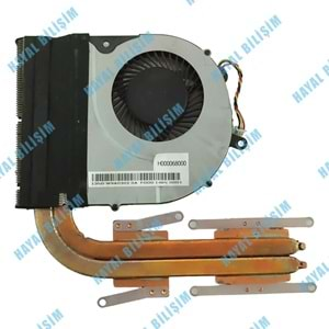 2.EL - Orjinal Toshiba P50 P50-B P55T-B Notebook Bakır Soğutucu Cpu Fan - H000068000