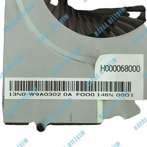 2.EL - Orjinal Toshiba P50 P50-B P55T-B Notebook Bakır Soğutucu Cpu Fan - H000068000