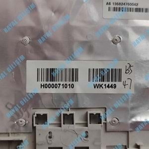 2.EL - Orjinal Toshiba P50 P50-B P55T-B Notebook Klavye Üst Kasa - H000071010