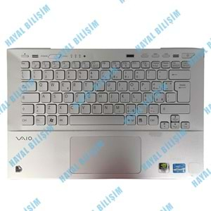 2.EL - Orjinal Sony SVS13 SVS131 Notebook Klavyeli Işıklı Üst Kasa - 045-0001-228_A