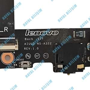 2.EL - Orjinal Lenovo Yoga 3 Pro-1370 Notebook Usb Ses Kart Board - NS-A322